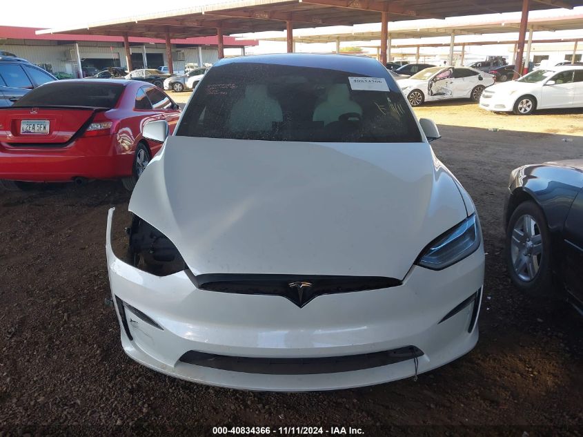 2022 Tesla Model X Dual Motor All-Wheel Drive VIN: 7SAXCBE57NF327125 Lot: 40834366