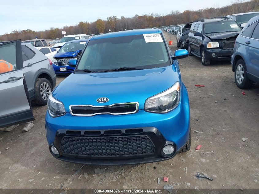 2016 Kia Soul + VIN: KNDJP3A5XG7340995 Lot: 40834375