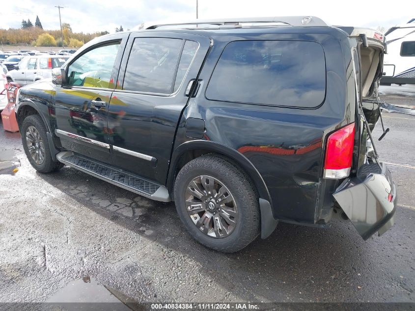 2015 Nissan Armada Platinum VIN: 5N1AA0NC9FN622270 Lot: 40834384