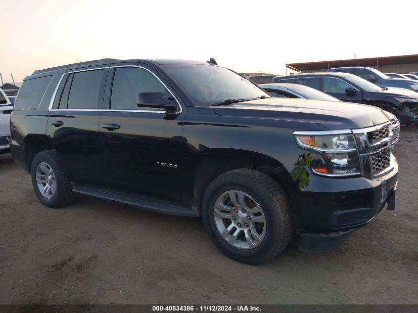 2017 Chevrolet Tahoe Lt VIN: 1GNSCBKC6HR243295 Lot: 40834386