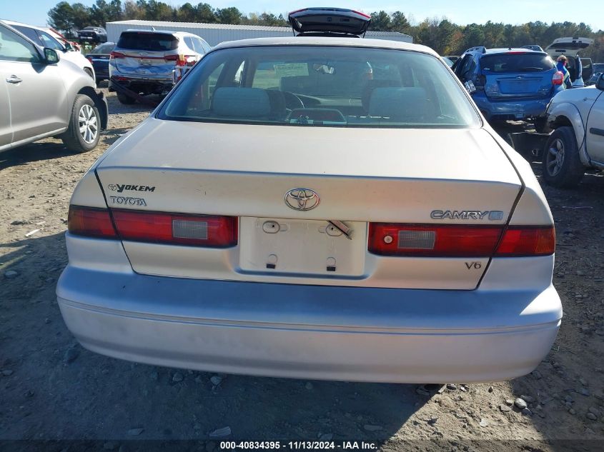 1998 Toyota Camry Le V6 VIN: JT2BF22K2W0089282 Lot: 40834395