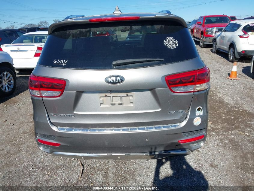 2017 KIA SORENTO 3.3L SX - 5XYPK4A50HG189247