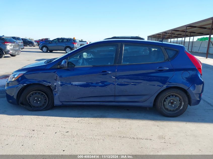 2017 Hyundai Accent Se VIN: KMHCT5AE2HU301025 Lot: 40834414