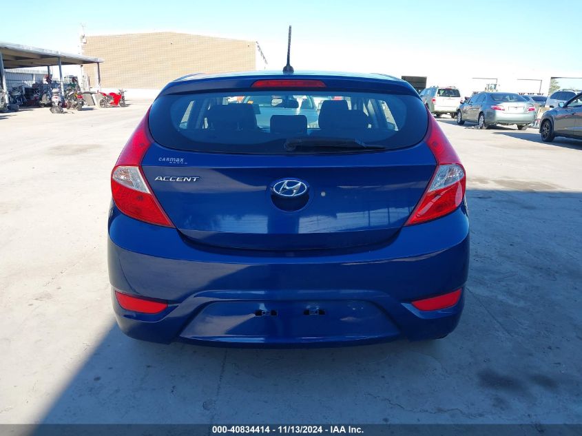 2017 Hyundai Accent Se VIN: KMHCT5AE2HU301025 Lot: 40834414