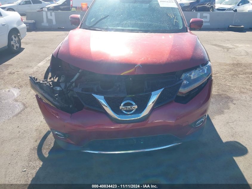 2016 Nissan Rogue Sl VIN: JN8AT2MT9GW005043 Lot: 40834423