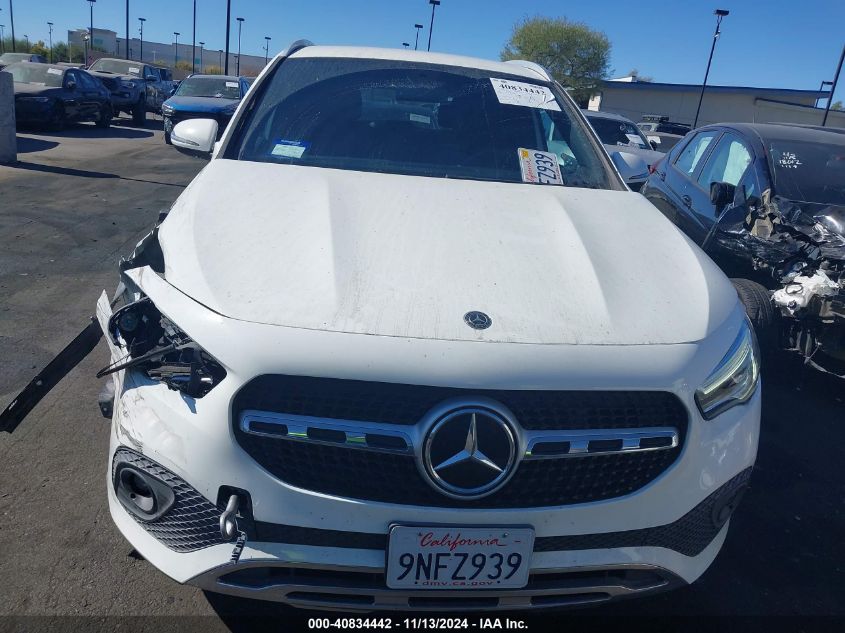 2021 Mercedes-Benz Gla 250 VIN: W1N4N4GB6MJ125448 Lot: 40834442