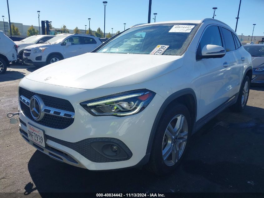 2021 Mercedes-Benz Gla 250 VIN: W1N4N4GB6MJ125448 Lot: 40834442