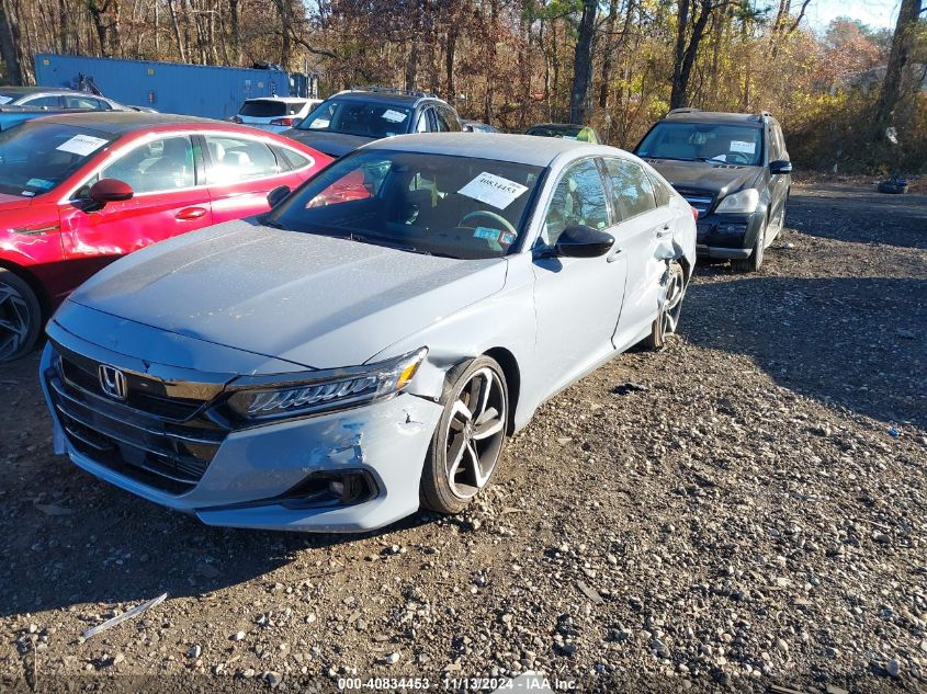 2022 Honda Accord Sport VIN: 1HGCV1F36NA036932 Lot: 40834453