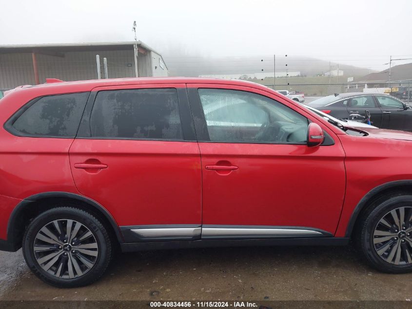 2019 Mitsubishi Outlander Se VIN: JA4AD3A35KZ043602 Lot: 40834456