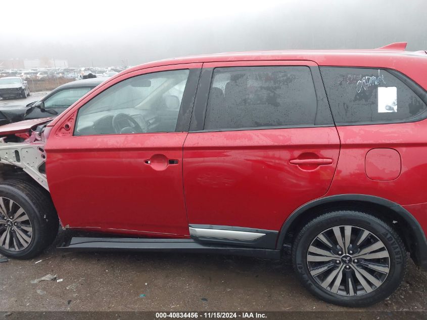 2019 Mitsubishi Outlander Se VIN: JA4AD3A35KZ043602 Lot: 40834456