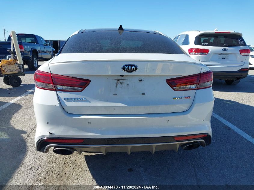 2016 Kia Optima Sx Turbo VIN: 5XXGW4L22GG020504 Lot: 40834470