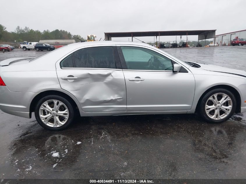 2012 Ford Fusion Se VIN: 3FAHP0HA1CR406360 Lot: 40834491