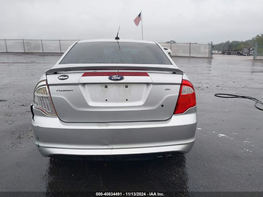 2012 Ford Fusion Se VIN: 3FAHP0HA1CR406360 Lot: 40834491