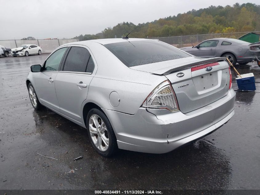 2012 Ford Fusion Se VIN: 3FAHP0HA1CR406360 Lot: 40834491