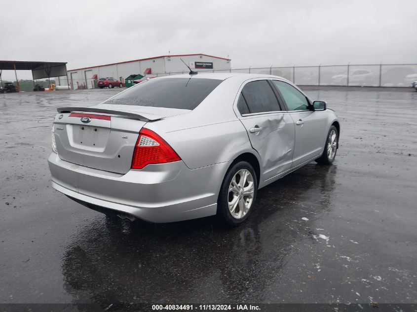 2012 Ford Fusion Se VIN: 3FAHP0HA1CR406360 Lot: 40834491