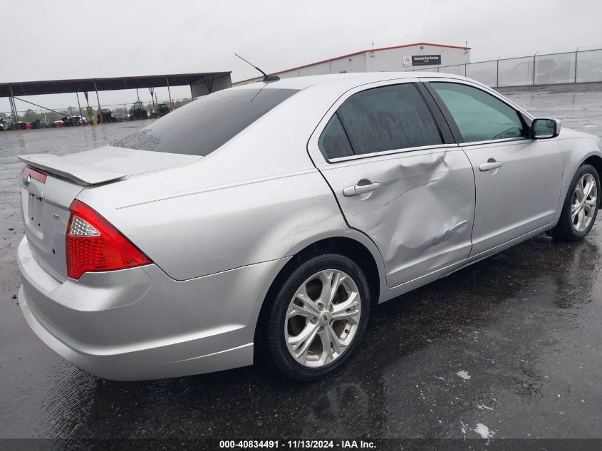 2012 Ford Fusion Se VIN: 3FAHP0HA1CR406360 Lot: 40834491