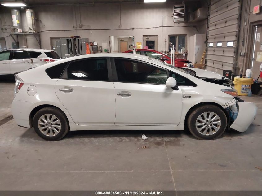 2012 Toyota Prius Plug-In VIN: JTDKN3DP9C3005476 Lot: 40834505