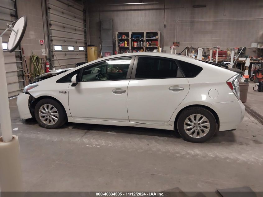 2012 Toyota Prius Plug-In VIN: JTDKN3DP9C3005476 Lot: 40834505