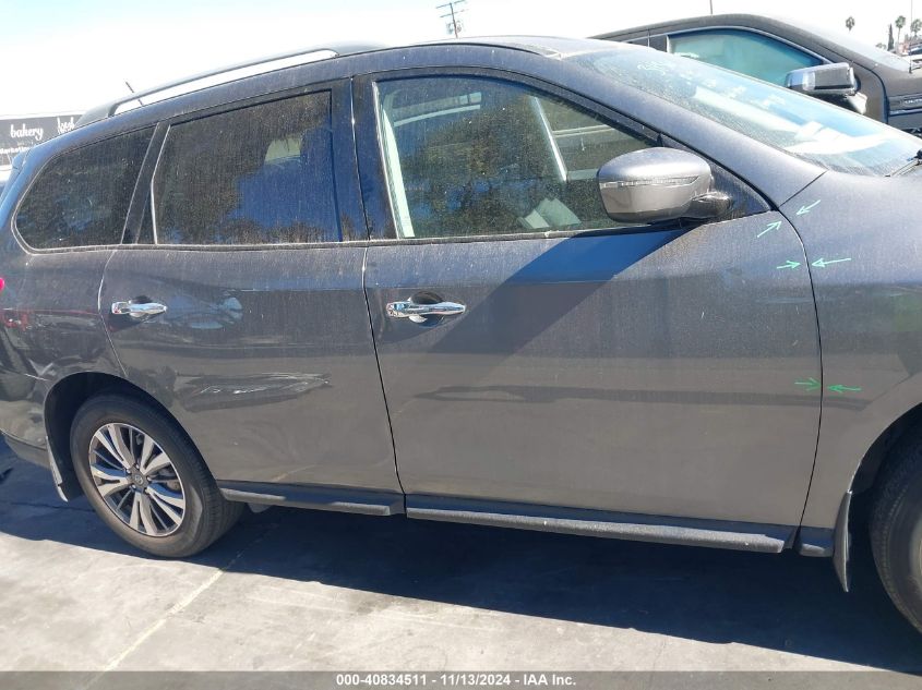 2018 Nissan Pathfinder S/Sv/Sl/Platinum VIN: 5N1DR2MN9JC662101 Lot: 40834511