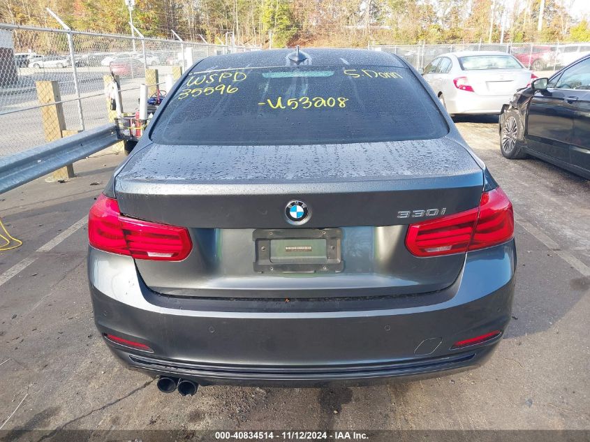 2017 BMW 330I VIN: WBA8B9G30HNU53208 Lot: 40834514