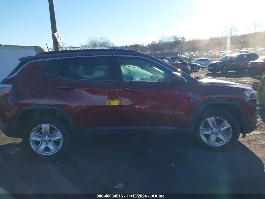 2022 Jeep Compass Latitude 4X4 VIN: 3C4NJDBB3NT121494 Lot: 40834516