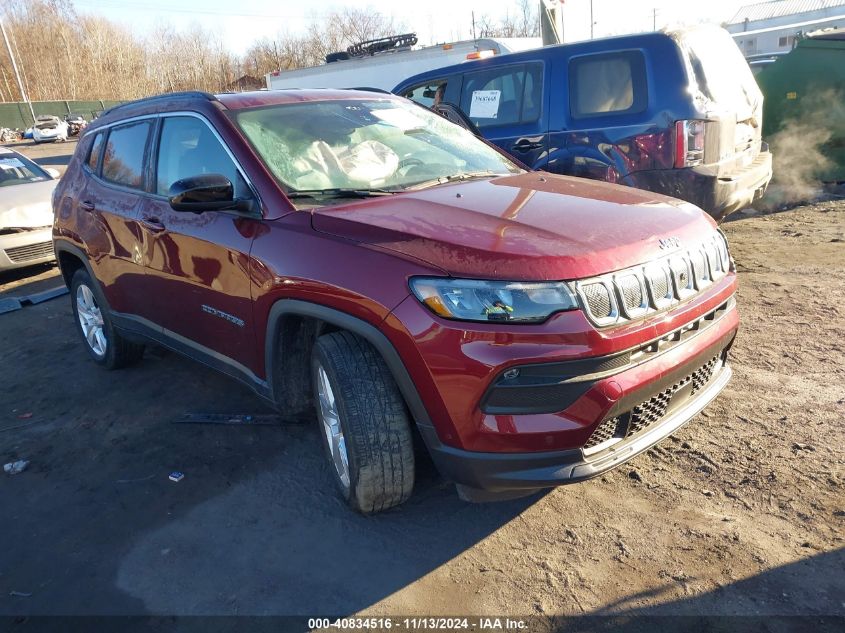 2022 Jeep Compass Latitude 4X4 VIN: 3C4NJDBB3NT121494 Lot: 40834516