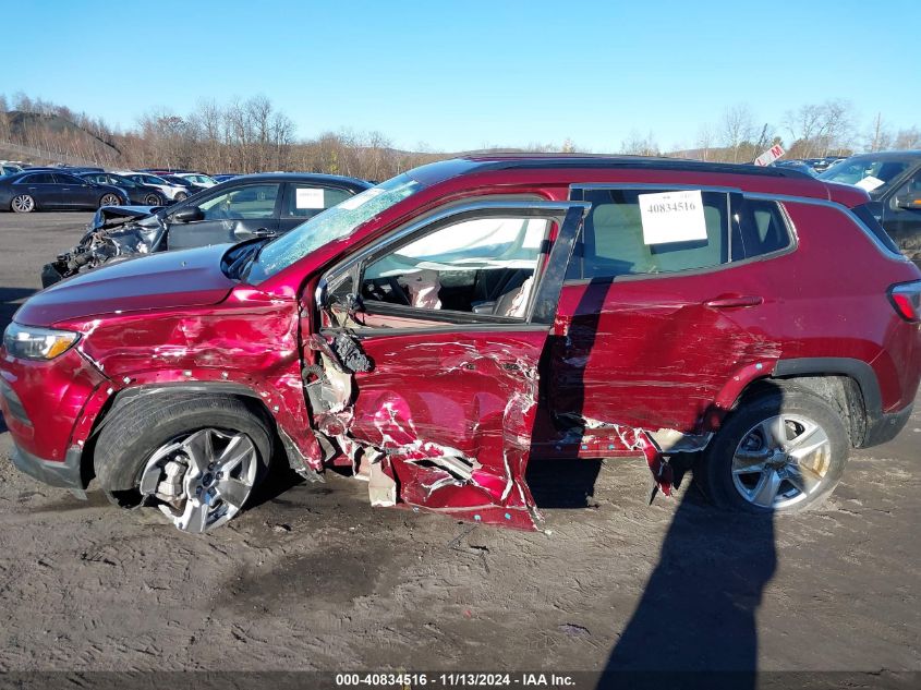 2022 Jeep Compass Latitude 4X4 VIN: 3C4NJDBB3NT121494 Lot: 40834516