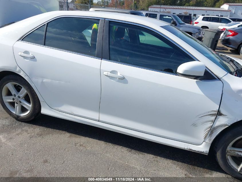 2012 Toyota Camry Se VIN: 4T1BF1FK7CU166322 Lot: 40834549