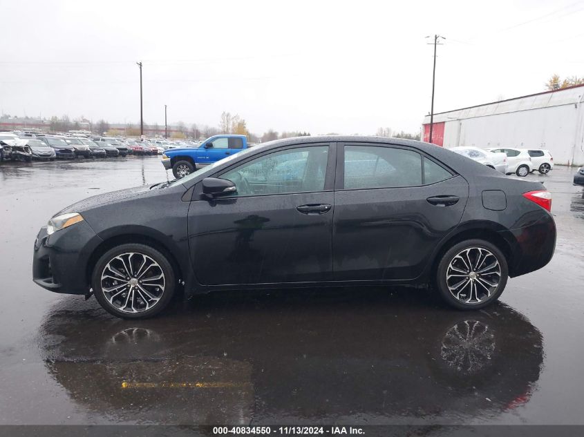 2015 Toyota Corolla S Plus VIN: 2T1BURHEXFC292241 Lot: 40834550