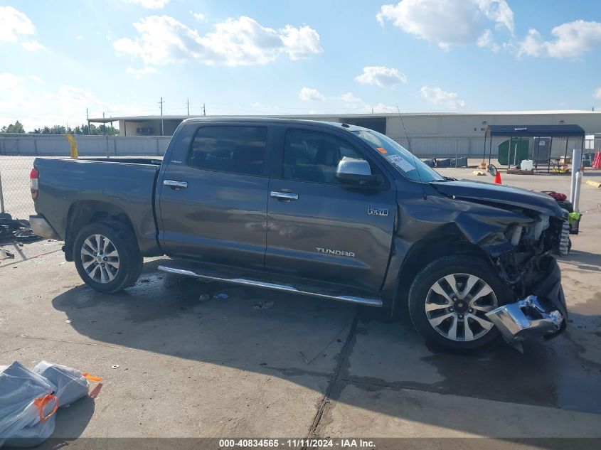 2017 Toyota Tundra Limited 5.7L V8 VIN: 5TFFW5F14HX212375 Lot: 40834565