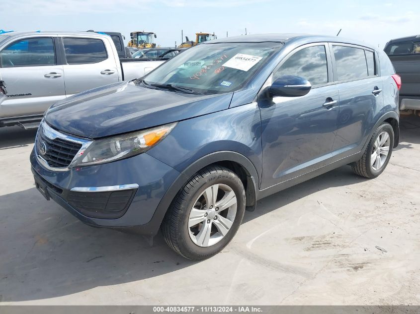 2013 Kia Sportage Lx VIN: KNDPB3A2XD7438919 Lot: 40834577