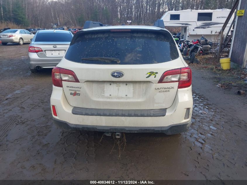 2015 Subaru Outback 2.5I Premium VIN: 4S4BSADC8F3225637 Lot: 40834612