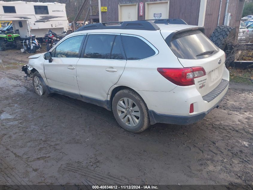 2015 Subaru Outback 2.5I Premium VIN: 4S4BSADC8F3225637 Lot: 40834612