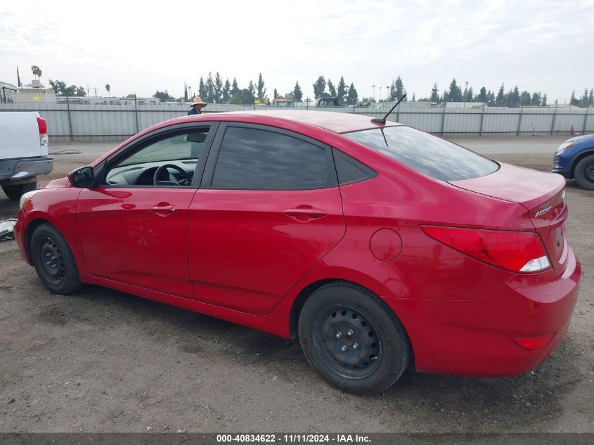 2015 Hyundai Accent Gls VIN: KMHCT4AE4FU930342 Lot: 40834622