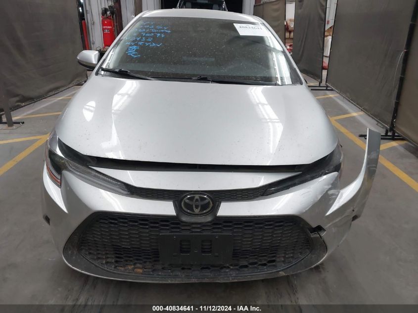 2021 Toyota Corolla Le VIN: JTDEPMAEXMJ162432 Lot: 40834641