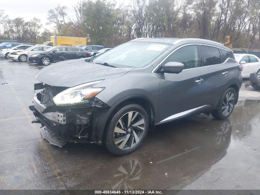 2015 Nissan Murano Platinum VIN: 5N1AZ2MH9FN291949 Lot: 40834645