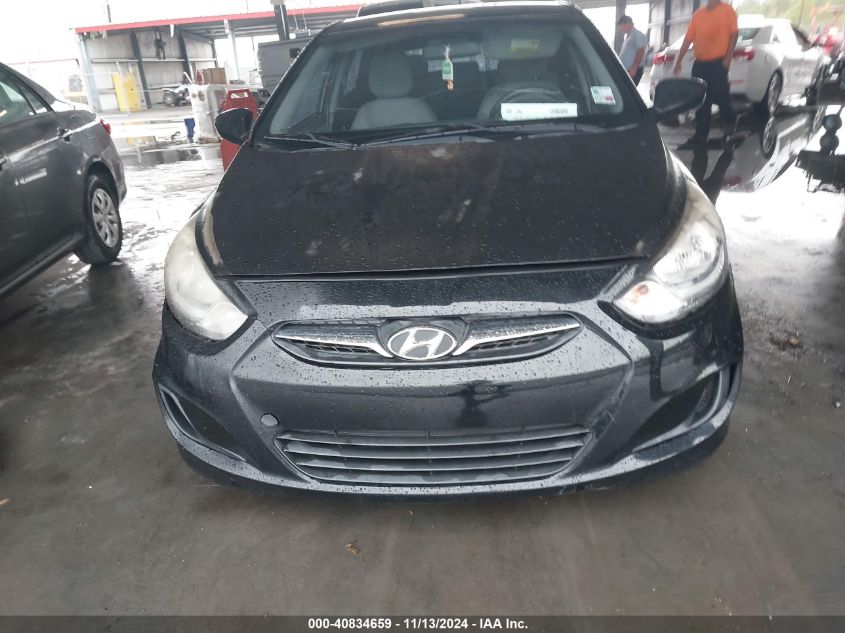 2013 Hyundai Accent Gs VIN: KMHCT5AE3DU117979 Lot: 40834659