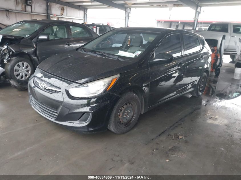 2013 Hyundai Accent Gs VIN: KMHCT5AE3DU117979 Lot: 40834659