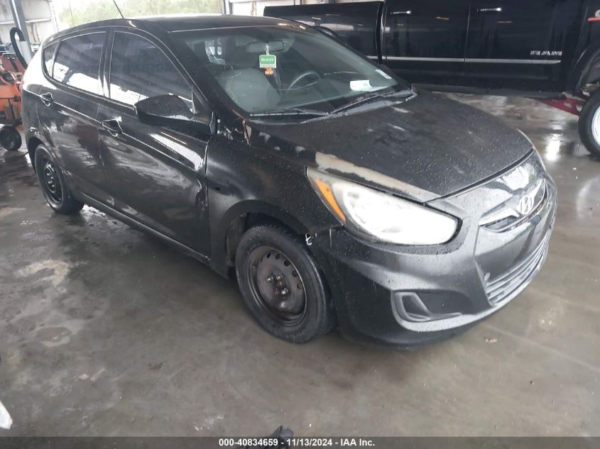 2013 Hyundai Accent Gs VIN: KMHCT5AE3DU117979 Lot: 40834659