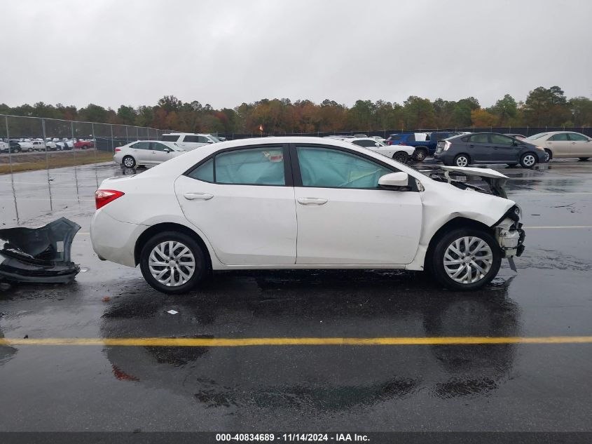 2018 Toyota Corolla Le VIN: 5YFBURHE2JP751061 Lot: 40834689