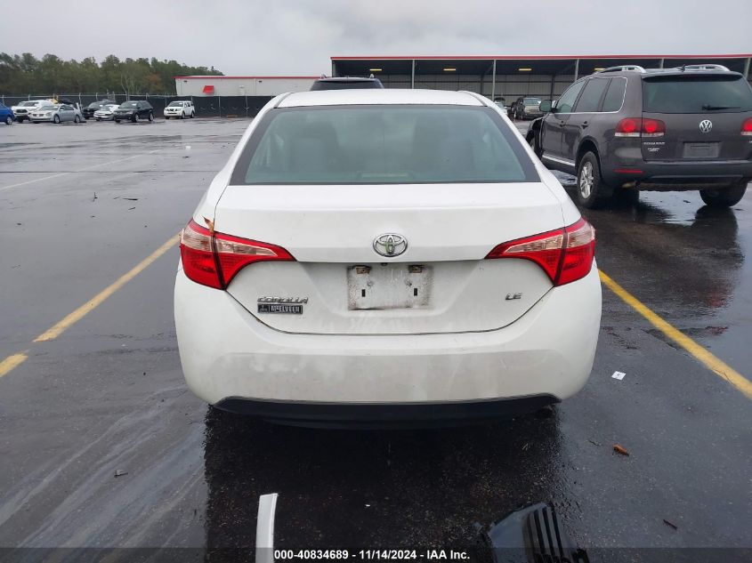 2018 Toyota Corolla Le VIN: 5YFBURHE2JP751061 Lot: 40834689