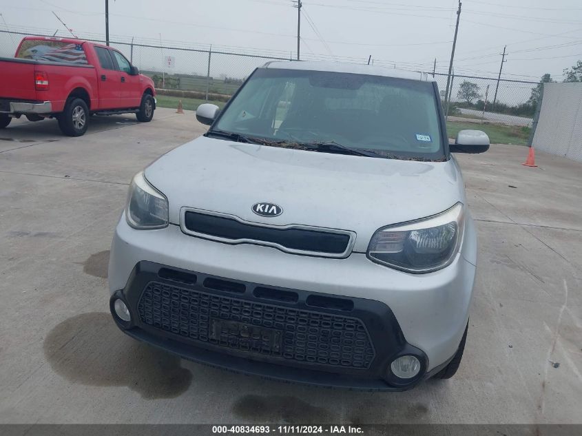 2016 Kia Soul + VIN: KNDJP3A59G7860556 Lot: 40834693