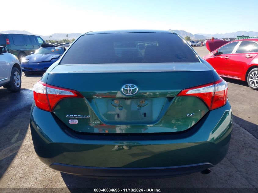 2014 Toyota Corolla Le VIN: 5YFBURHE1EP036746 Lot: 40834695