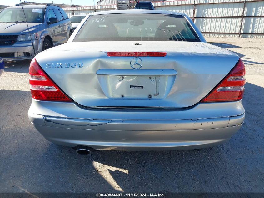 2001 Mercedes-Benz Slk 320 VIN: WDBKK65F21F177987 Lot: 40834697