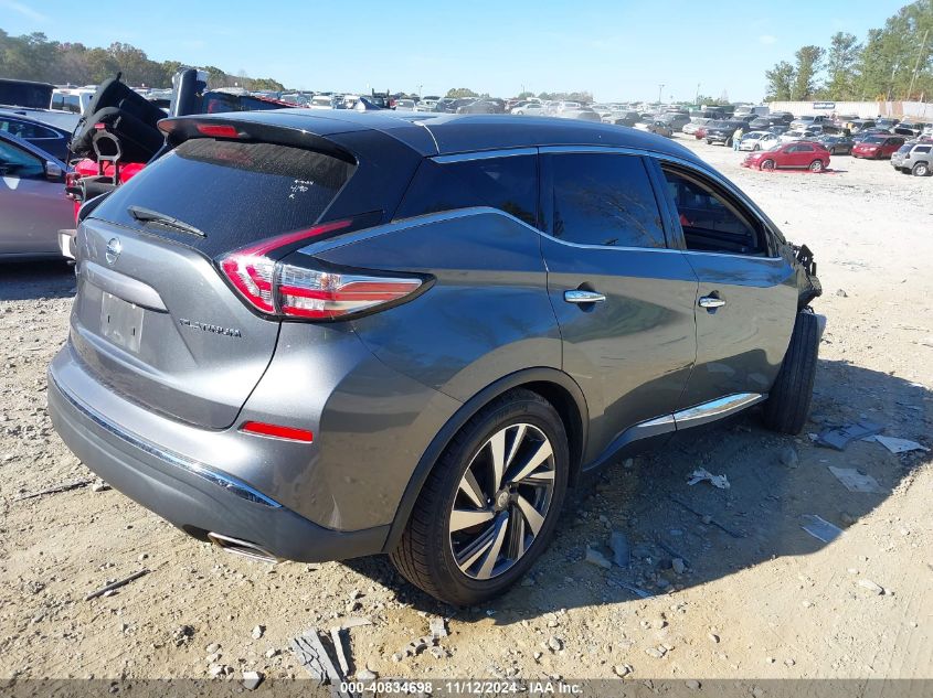 2015 Nissan Murano Platinum VIN: 5N1AZ2MG0FN274190 Lot: 40834698