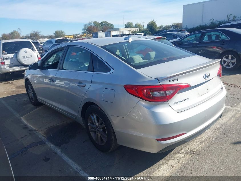 2016 Hyundai Sonata Se VIN: 5NPE24AF0GH307109 Lot: 40834714