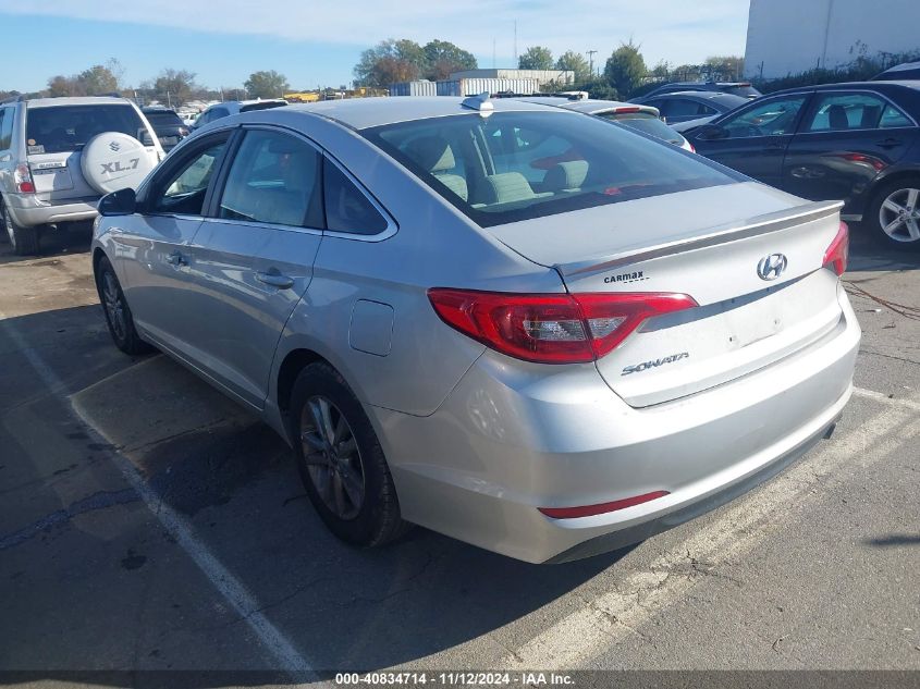 2016 Hyundai Sonata Se VIN: 5NPE24AF0GH307109 Lot: 40834714