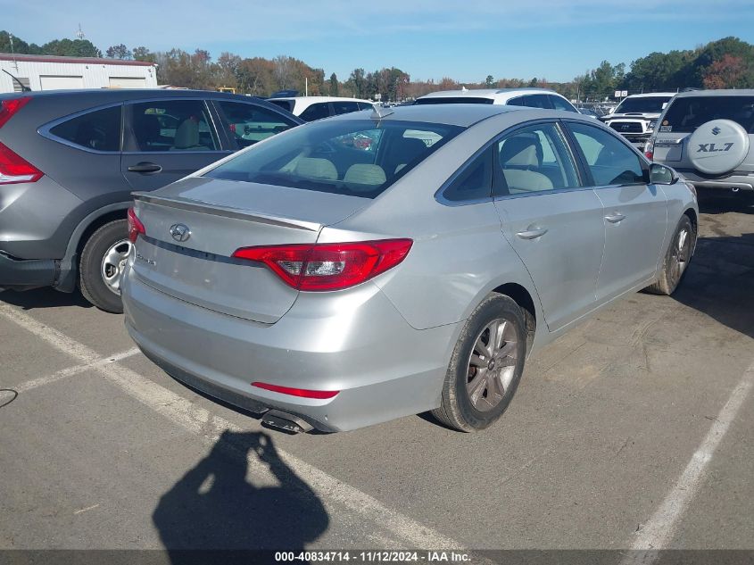 2016 Hyundai Sonata Se VIN: 5NPE24AF0GH307109 Lot: 40834714