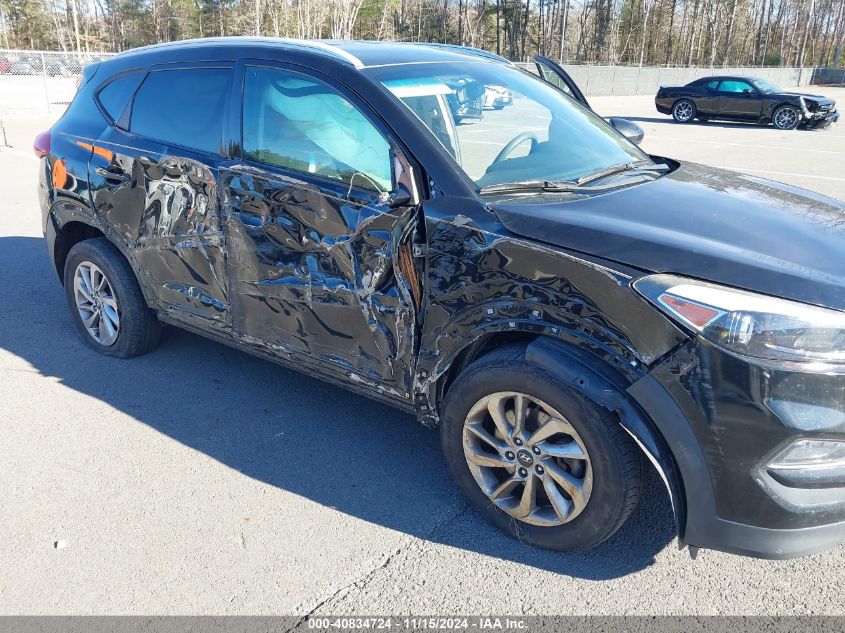 2018 Hyundai Tucson Sel VIN: KM8J3CA42JU640067 Lot: 40834724