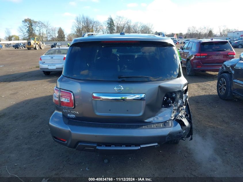 2020 Nissan Armada Sl 4Wd VIN: JN8AY2NC9L9616344 Lot: 40834768